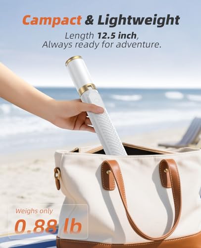 Tripod for iPhone, Selfie Stick with Remote, Stable & Durable Phone Tripod - color: White