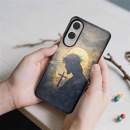 CARLOCA Case for Samsung Galaxy S25 Edge,Faith Inspired Christians Scripture Design Hybrid Dual Protection Soft TPU + Hard PC,Shockproof Anti-Scratch Cover Men Women Stylish Protective Phone Case - color: Faith Inspired Christians Scripture, size: Galaxy