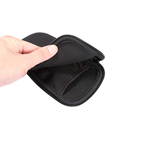 Zip Neoprene Cell Phone Sleeve Case Wallet Pouch for iPhone 17 Pro Max 16 Plus 15 Plus iPhone 14 13 12 Pro Max Moto G 2025 G Power 2026 G Play G Stylus 5G 2024 Google Pixel 10 Pro XL BLU G35 (Black) - color: Black
