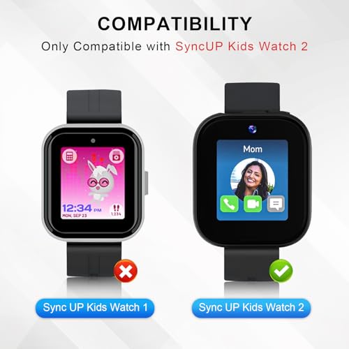 Foldable Magnetic Charging Dock Compatible for Sync UP Kids Watch 2 Charger - color: Black for SyncUP Watch 2