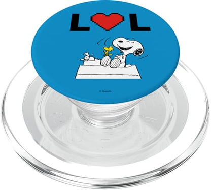 Peanuts Snoopy Woodstock Lots of Love PopSockets PopGrip for MagSafe - style: Magnetic PopGrip