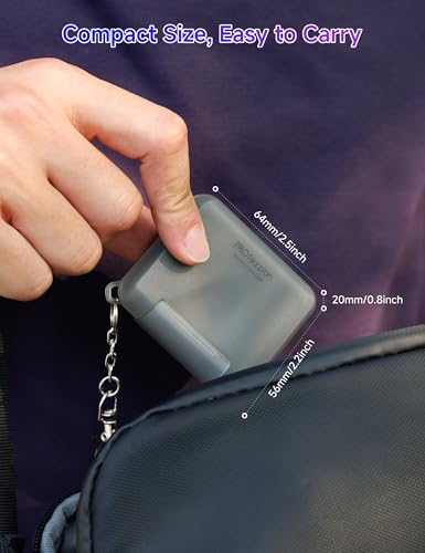 PROfezzion SD Card Holder Case for 4 SD/SDXC/SDHC & 8 microSD TF Memory - color: Grey - 12 Slots