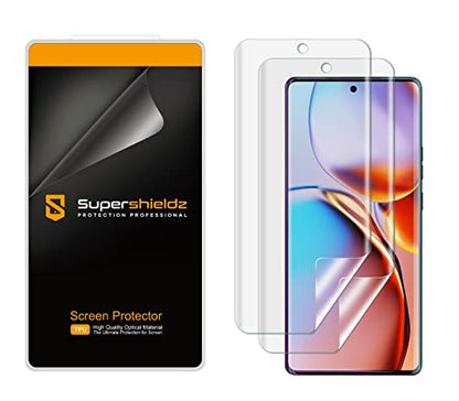 Supershieldz (2 Pack) Designed for Motorola Edge+ / Plus (2023 "Plus Model Only) Screen Protector, High Definition Clear Shield (TPU)