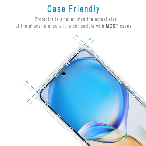 2+2 Pack Screen Protector for Samsung Galaxy S25 FE Tempered Glass - color: Samsung Galaxy S25 FE-Clear