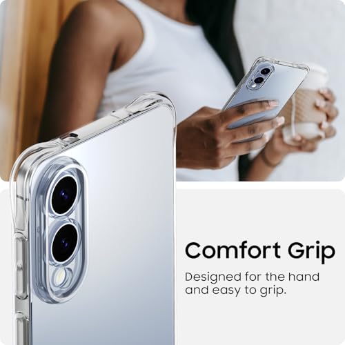 for Galaxy S25 Edge Case, Ultra [Slim Thin] Flexible Scratch Resistant Clear TPU Gel Rubber Soft Skin Silicone Protective Phone Case Cover for Samsung Galaxy S25 Edge (Clear) - size: S25 edge