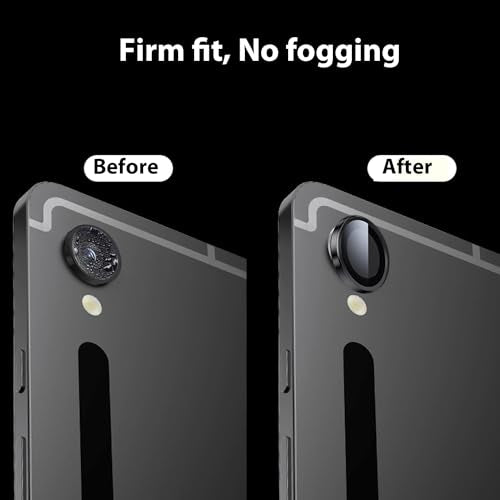 Zeking 2 Set for Samsung Galaxy Tab S10 FE Camera Lens Protector - color: Black