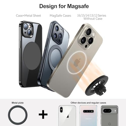 Nissan Rogue Phone Mount for MagSafe, Exclusive Fit for Nissan Rogue 2014-2020, Fit for MagSafe iPhone 17/16/15/14/13/12/Mini Series, Super-Strong Magnet for Air Vent Nissan Rogue Accessories