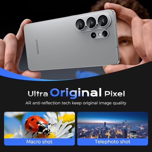 WSKEN for Samsung Galaxy S26 Ultra Camera Lens Protector - Full Coverage - color: Silver+Silver