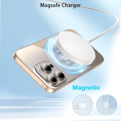 Magnetic iPhone Wireless Charger, 3FT Fast Charging Apple Mag Safe Charger - size: 3FT 1Pack