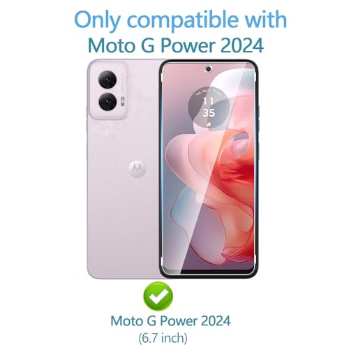 Anoowkoa [3 Pack Designed for Moto G Power 5G 2024/Moto G 2025/Moto G 2026 Screen Protector.Tempered Glass Film Specially.Anti-Breakage. Anti-Scratch .No Bubbles .9H Hardness