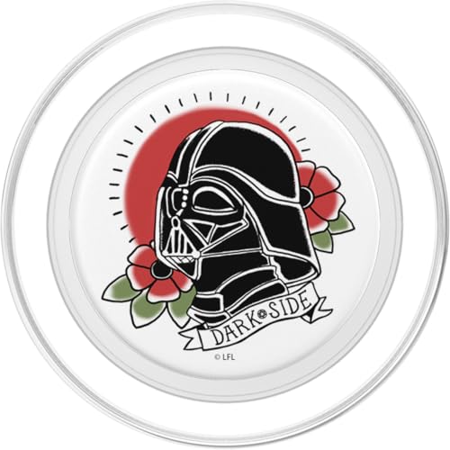 Star Wars Darth Vader Floral Classic Tattoo Design PopSockets PopGrip for MagSafe - style: Magnetic PopGrip