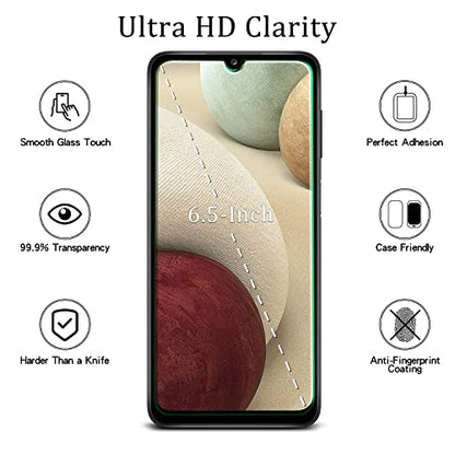 MAYtobe 2 Pack for Samsung Galaxy A02s, A02 Screen Protector Tempered Glass - size: Samsung A02s, A02
