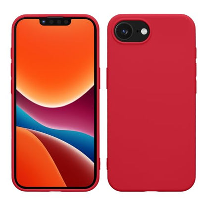 kwmobile Case Compatible with Apple iPhone 17e / iPhone 16e Case - Soft Slim Protective TPU Silicone Cover - Dark Pink Matte - color: dark pink matte