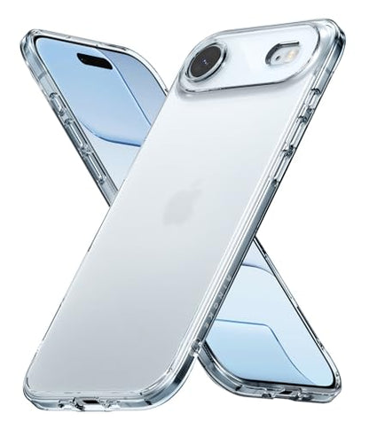 Ringke for iPhone Air Case [Fusion Matte Clear] | Oil & Dirt Resistant, Anti-Fingerprint Technology Prevents Oily Smudges, Frosted Coating Feels Velvety Soft - size: iPhone Air