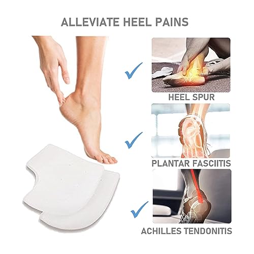 VivoFoot 3 Pair Gel Heel Protector,Heel Pain and Cracked Heels Relief Socks - size: 3 Pairs