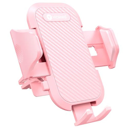 VICSEED Ultra Stable Pink Car Phone Holder Vent [Never Fall Off & Break] - color: Pink