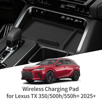 Wireless Charging Mat for 2024 2025 2026 Lexus TX 350/500h/550h+ - size: for 2024 2025 2026 Lexus TX 350/500h/550h+