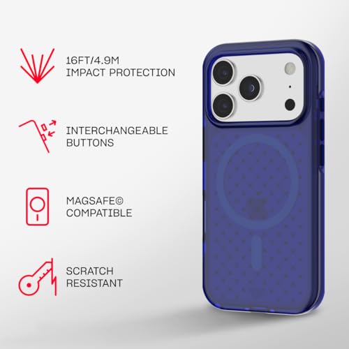 Tech21 EvoCheck with MagSafe for Apple iPhone 17 Pro Electric Blue - color: Blue, size: iPhone 17 Pro