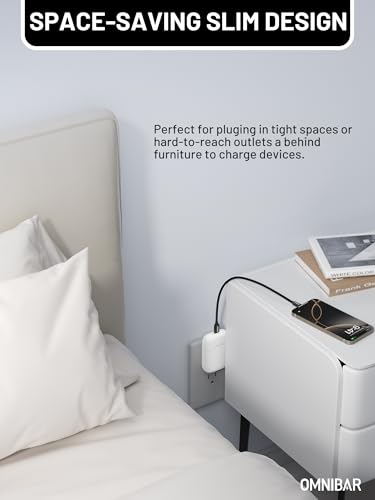 30W Slim Flat USB C Wall Charger, GaN PD3.0 PPS Fast Charger, White - color: 30W White