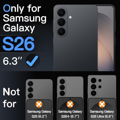 JETech Camera Lens Protector for Samsung Galaxy S26, Black, 1 Set - size: Galaxy S26