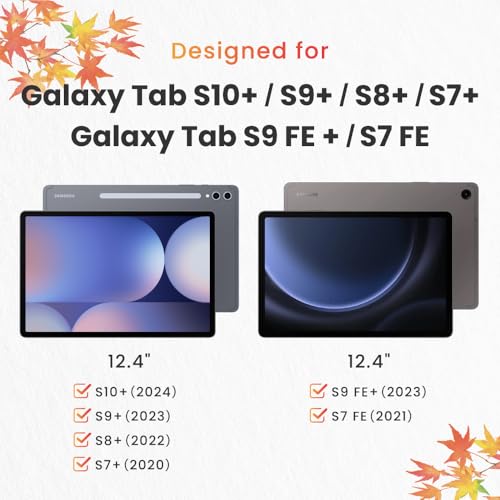 BELLEMOND Magnetic Paper Screen Protector for Samsung Galaxy Tab S10 Plus - size: S10+ / S9+ / S9 FE + / S8+ (12.4 inch)
