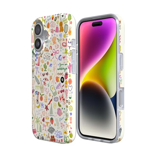 Casely iPhone 17 Case | All the Fun Things | Fun on Weekdays | Compatible with MagSafe | Classic Ultra Slim Design - color: All the Fun Things | Fun on Weekdays
