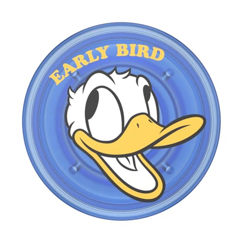 PopSockets Adhesive Phone Grip, Holder- Donald Early Bird - color: Donald Early Bird, style: Adhesive