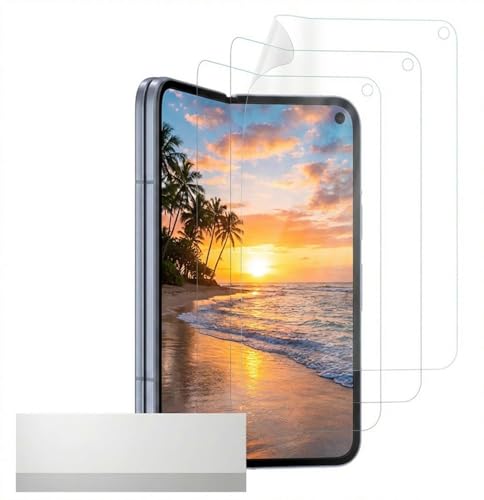 3 Pack for Samsung Galaxy Z Fold 5 Screen Protector [Not Glass], Anti-Scratch, Compatible Fingerprint, Full Adhesive Flexible Film for Samsung Galaxy Z Fold 5 - size: for Samsung Galaxy Z Fold 5