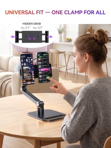 UPERFECT Portable Monitor & Tablet Stand, Heavy-Duty Carbon Steel Mount - size: 19 inch