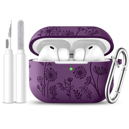 Lerobo for AirPods Pro 3 Case with Cleaner Kit & Keychain, Purple - color: A-Purple, size: AirPods Pro 3