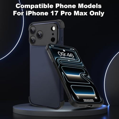 Phone Case Crafted for iPhone 17 Pro Max.Black - color: Black, size: iPhone 17 Pro Max