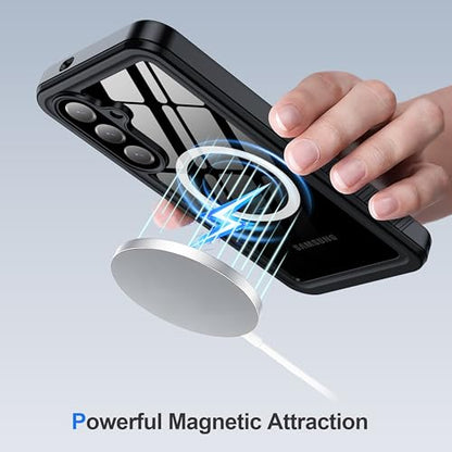 ANTSHARE IP68 Waterproof Case for Samsung Galaxy S26 Plus, Black/Clear - color: Black/Clear, size: S26 Plus