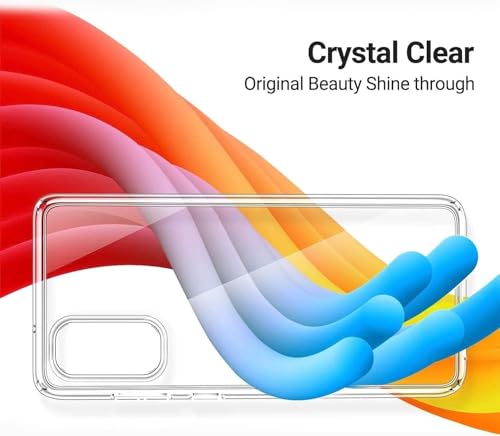 Case for TCL 50 LE Phone Case TPU Soft Silicone Cover, Shockproof Silicone Phone Case with Microfiber Lining（Clear）