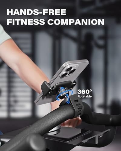 OQTIQ Phone Holder for Peloton Bike, Exercise Bike Handlebar Phone Mount