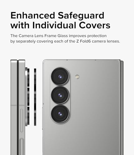 Ringke for Samsung Galaxy Z Fold 6 Camera Lens Protector [2 Pack] - size: Galaxy Z Fold 6