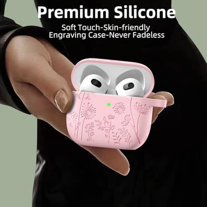 Lerobo for AirPods 4 and AirPods 5 Case with Cleaner Kit & Keychain, Pink - color: A-Pink, size: AirPods 5&4