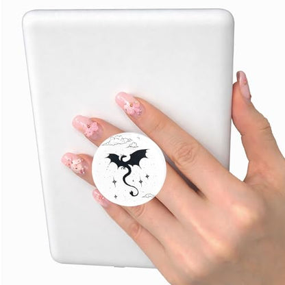Cute Dragon Kindle Grip, for with Kindle E-Readers, iPhones and Smartphones,Rotating Folding Elastic Base, A Gift for Book Lover - color: Cute Dragon