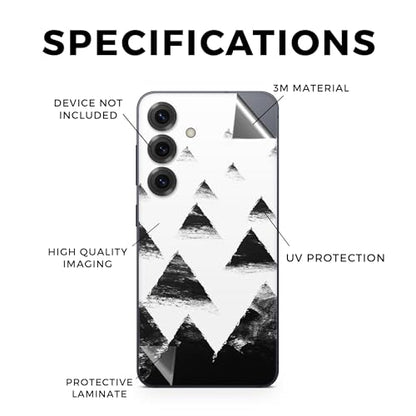 Phone Skin Compatible with Samsung Galaxy S25 - Black Hills - Premium 3M Vinyl Protective Wrap Decal Cover - Easy to Apply | Crafted in The USA by MightySkins - color: Black Hills, size: Galaxy S25 (Full Wrap), style: Matte Finish