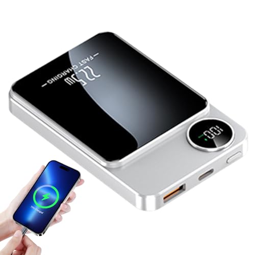 Wireless Charging Pad - Fast and Efficient Power for Phones | Slim Non Skid Base, LED Indicator, Portable Charger for Home Office Use, Supports 4.09 × 2.68 × 0.75 in