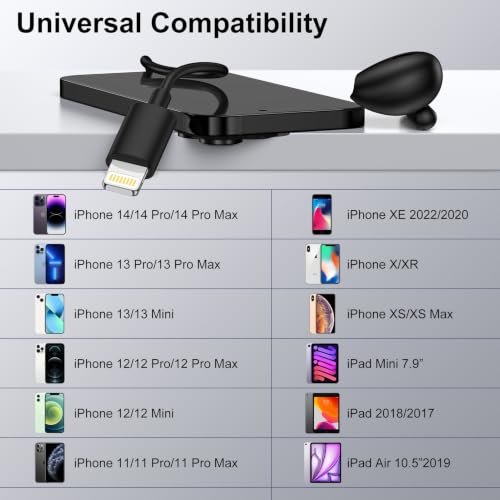Wired Headphones for iPhone Earbuds with Lightning Connector Wired Earphone
