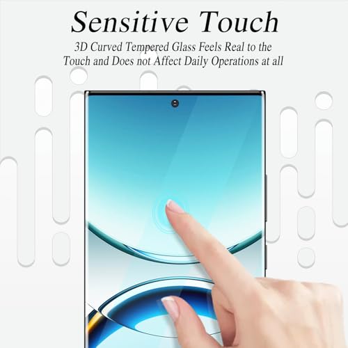 KAREEN 2 Pack Screen Protector for Samsung Galaxy Note 20 Ultra | Tempered Glass 3D Curved Full Coverage Film, 9H Hardness, Anti-Scratch, Case Friendly - size: Galaxy Note 20 Ultra 6.9-inch