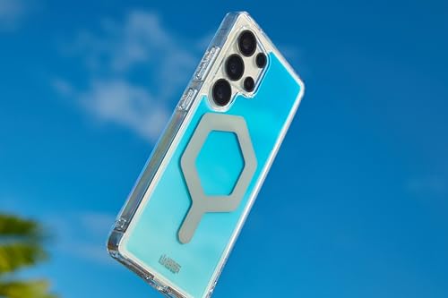 URBAN ARMOR GEAR UAG Designed for Samsung Galaxy S25 Ultra Case 6.9" Plyo Pro - Compatible with Magnetic Charging Translucent Rugged Military Drop Tested Protective Cover, Blue Ombre - color: Plyo Pro - Blue Ombre
