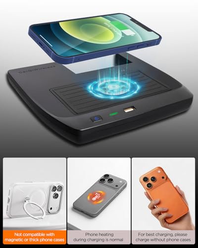 Wireless Charger for Honda Civic 2016-2021 with USB Port