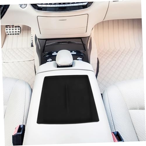 Cordless Charging Pad Black Silicone Mat for Automotive Center Console