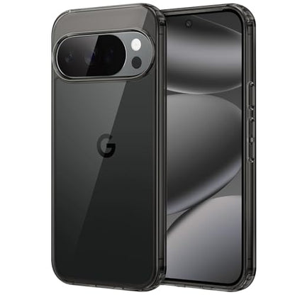 JETech Case for Google Pixel 10 Pro XL, Anti-Yellowing, Obsidian Black | Shockproof Protection, Scratch Resistant Hard PC Back, Durable Transparent TPU Bumper - color: Black, size: Pixel 10 Pro XL