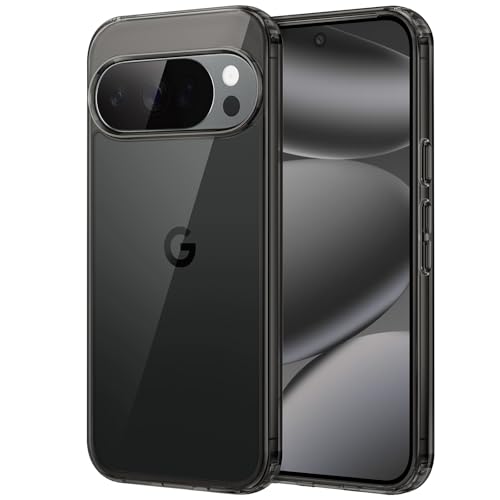 JETech Case for Google Pixel 10 Pro XL, Anti-Yellowing, Obsidian Black | Shockproof Protection, Scratch Resistant Hard PC Back, Durable Transparent TPU Bumper - color: Black, size: Pixel 10 Pro XL