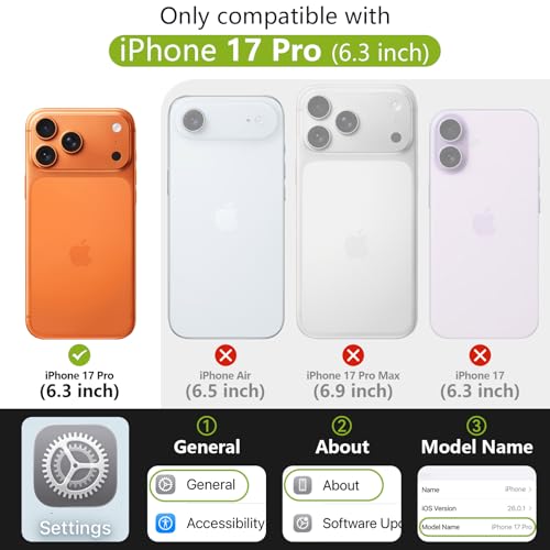 Varikke for iPhone 17 Pro - Case Wallet Magnetic Detachable, Silver - color: (Standard) Silver, size: iPhone 17 Pro 6.3"