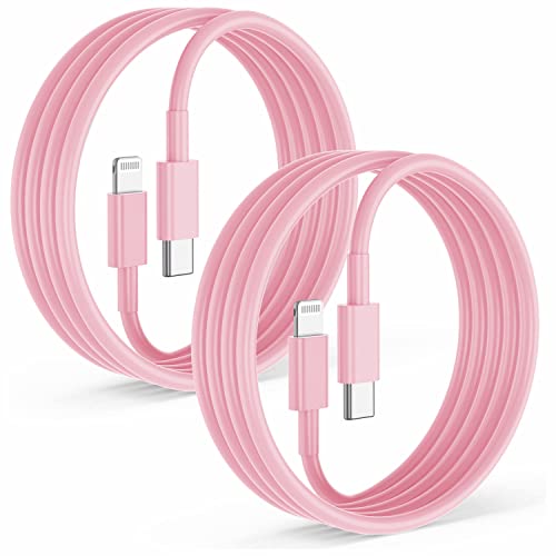 2Pack for iPhone14/13/12 Fast Charger Cable Pink 6ft[Apple MFi Certified] - color: Pink, size: 6 feet
