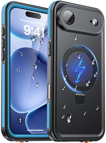 Oterkin Magnetic Stand for iPhone Air Case Waterproof IP68, Blue - color: Blue, size: iPhone Air 6.5''