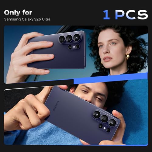 WSKEN for Samsung Galaxy S26 Ultra Camera Lens Protector - Full Coverage - color: Purple